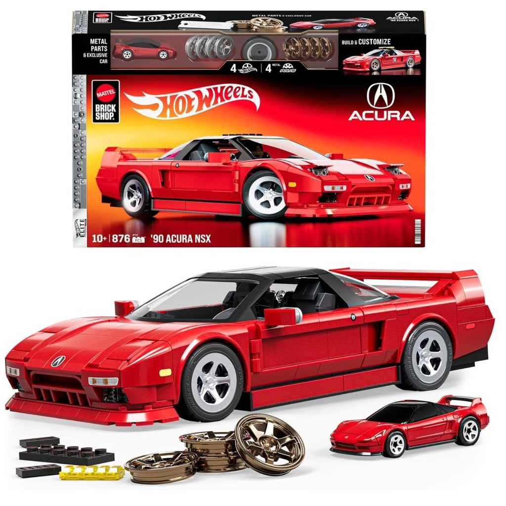Hot Wheels Acura '90 NSX Building Set