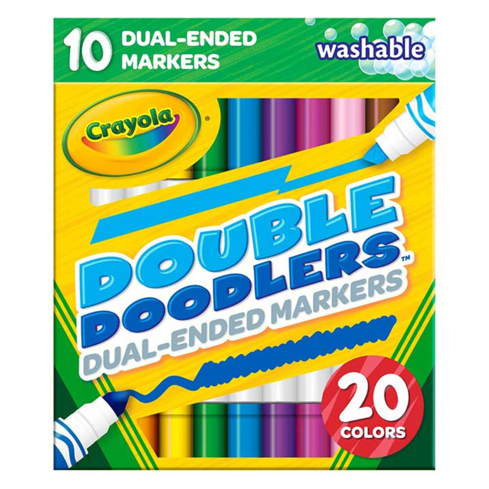 Crayola 10 Ct Double Doodlers Markers