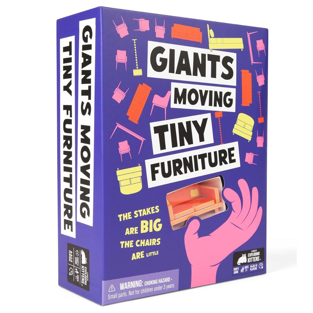 Giants Moving Tiny Furniture Game