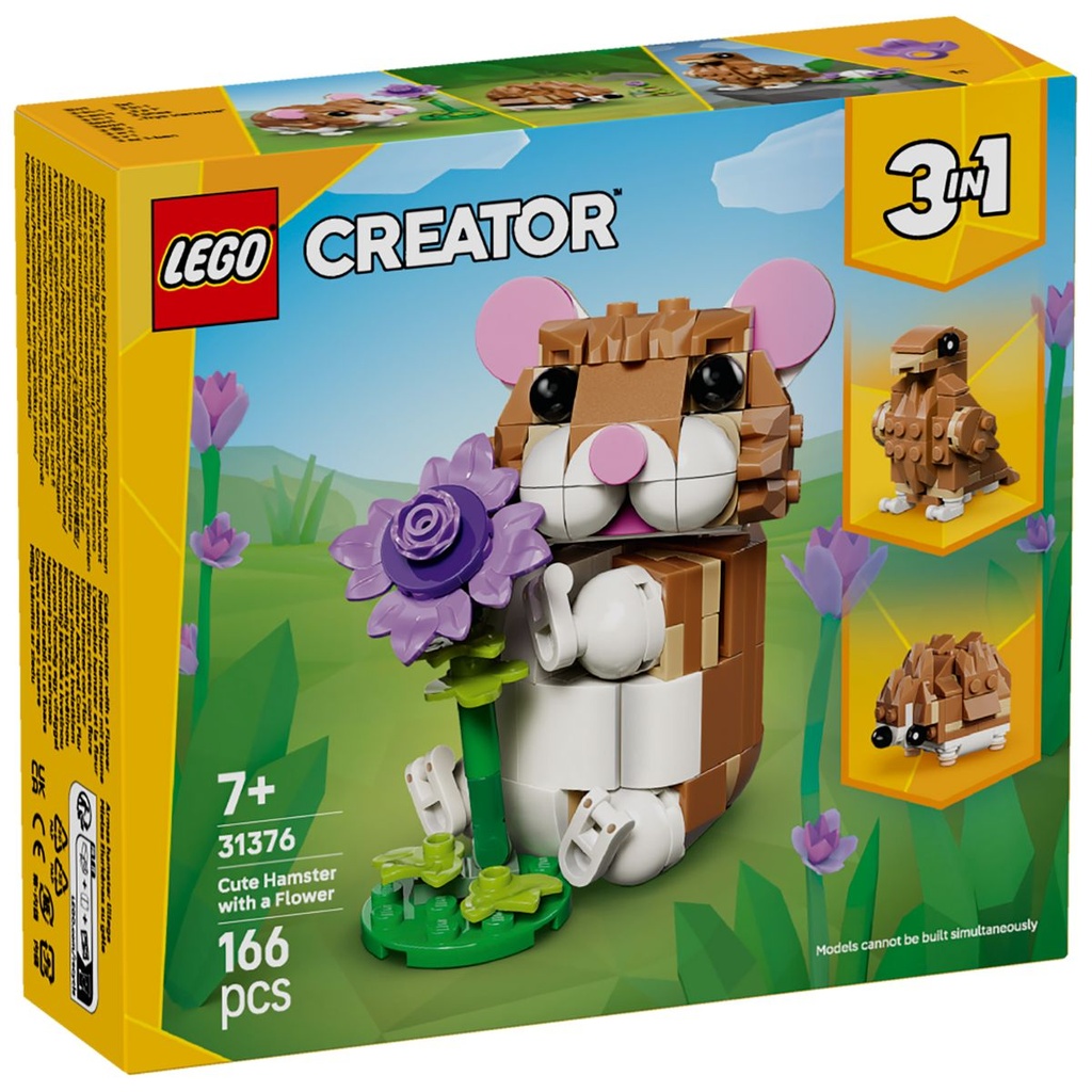LEGO 31376 Creator Cute Hamster with a Flower
