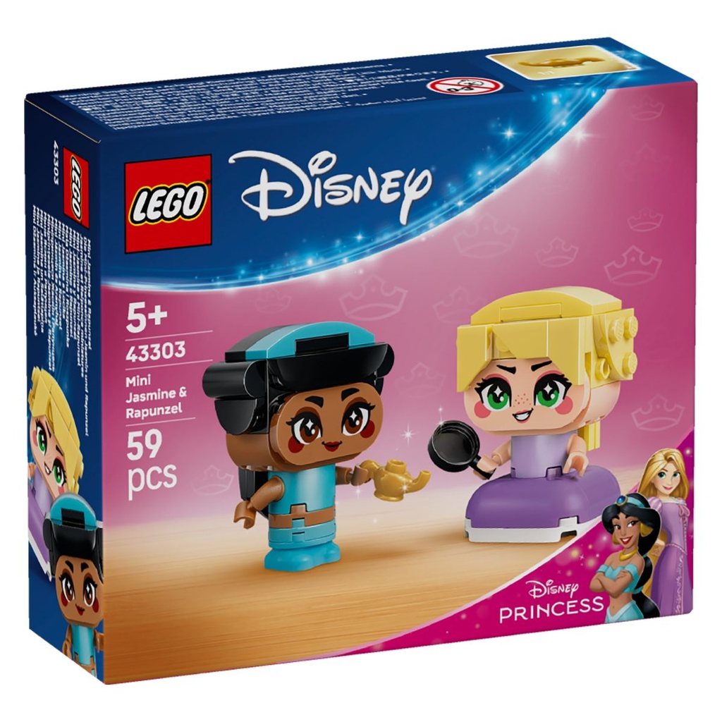 LEGO 43303 Disney Princess Mini Jasmine &amp; Rapunzel