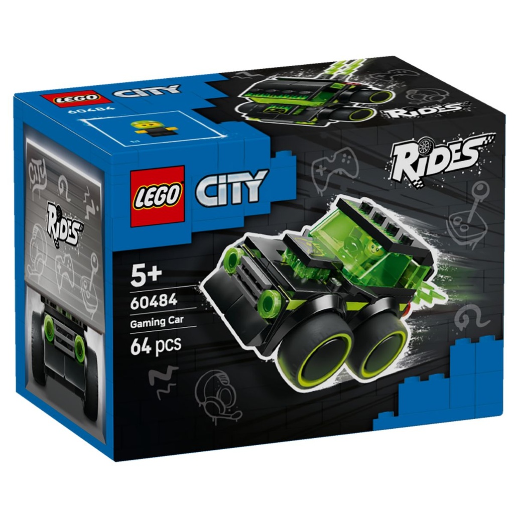 LEGO 60484 City Rides Gaming Race Car