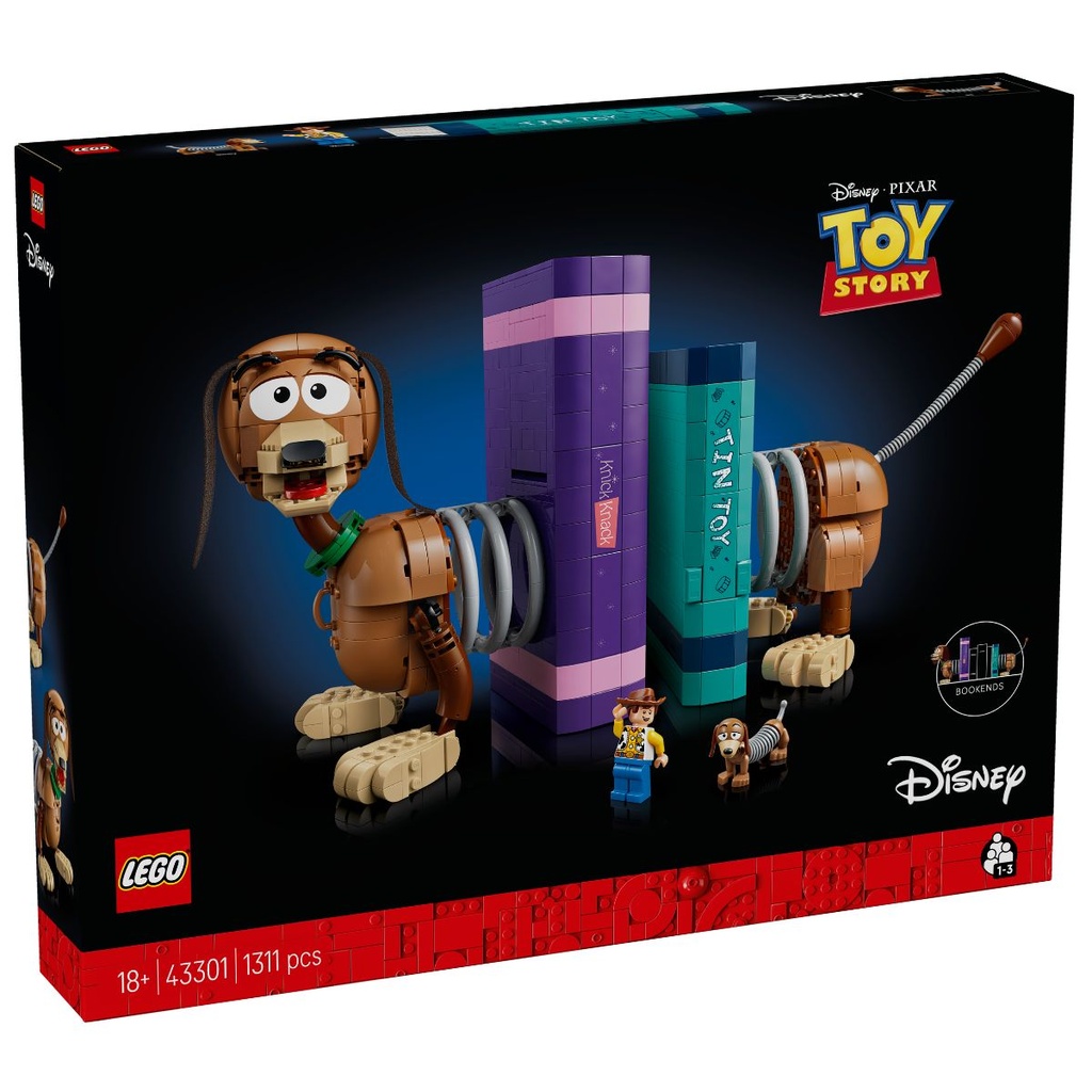 LEGO 43301 Disney and Pixar Toy Story Slinky Dog Bookends