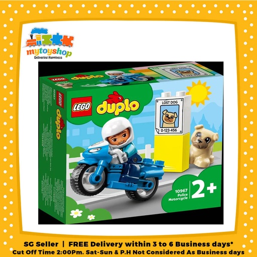 Duplo 10967 Police Motorcycle