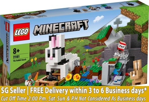 LEGO 21181 Minecraft The Rabbit Ranch