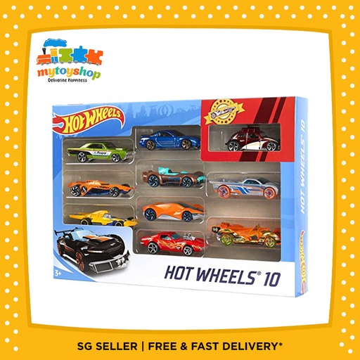 Hot Wheels 10 Car Pack (Styles May Vary)