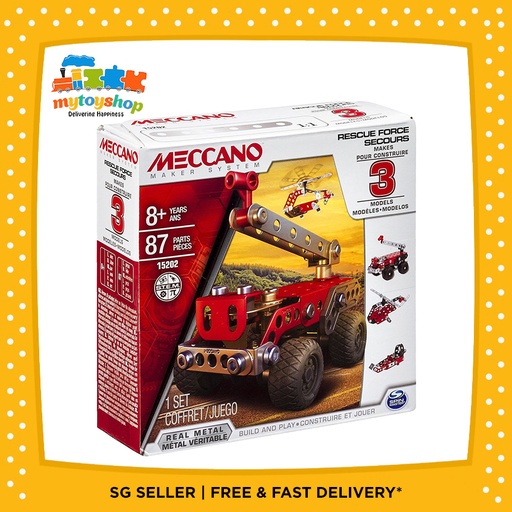 Meccano Rescue Squad 3 in 1