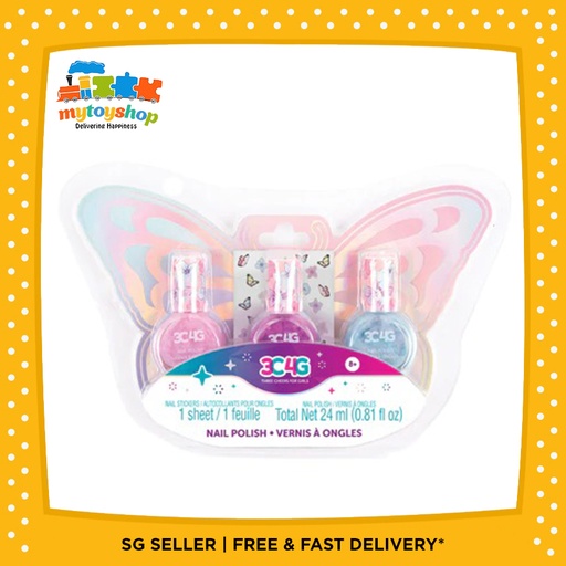 3C4G Butterfly Trio Nail Polish