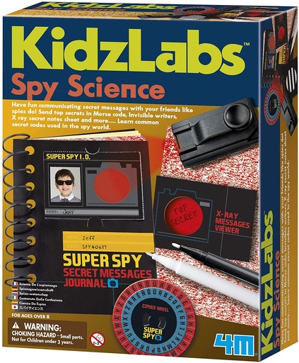 4M Spy Science Secret Messages Kit