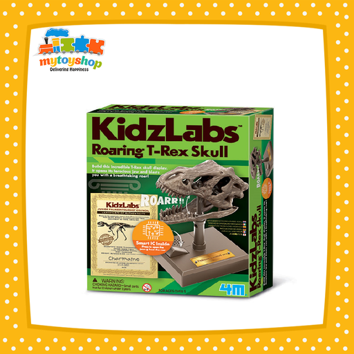 Kidzlabs Roaring Trex Skull