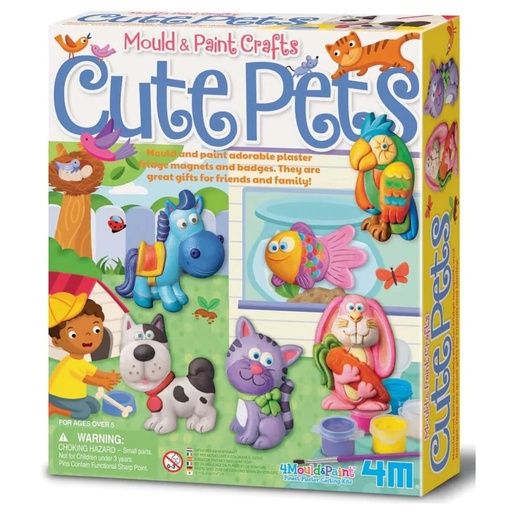 4M Mould and Paint Cute Pets