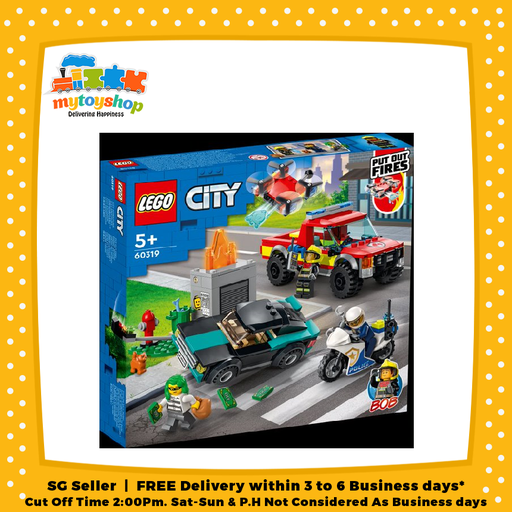 LEGO 60319 City Fire Rescue n Police Chase