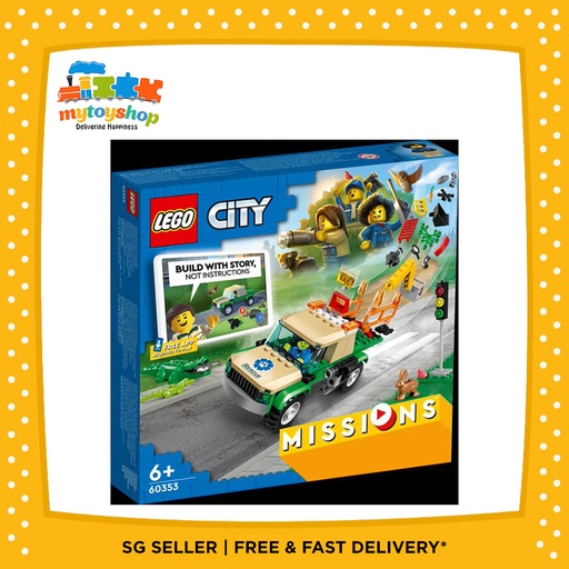 LEGO City 60353 Wild Animal Rescue Missions
