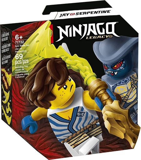 LEGO 71732 Ninjago Epic Battle Set Jay vs Serpentine