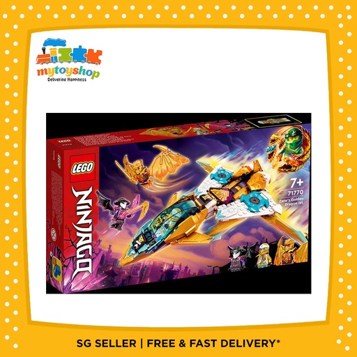 LEGO 71770 Ninjago Zane Golden Dragon Jet