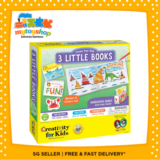 Faber-Castell Creativity for Kids Create Your Own 3 Little Books