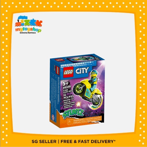 LEGO City Stuntz 60358 Cyber Stunt Bike