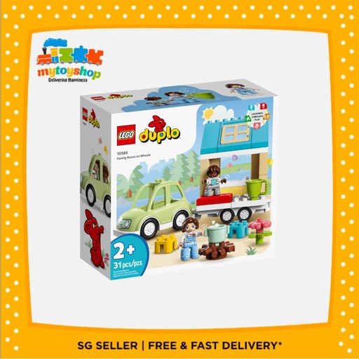 LEGO DUPLO Town 10986 Family House on Wheels