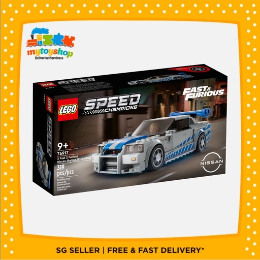 LEGO SC 76917 2 Fast 2 Furious Nissan Skyline GT-R (R34)