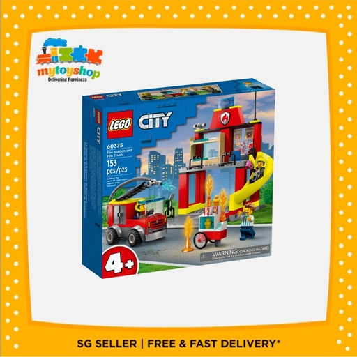 LEGO City 60375 Fire Station and Fire Truck
