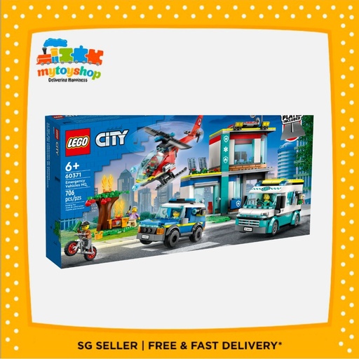 LEGO City Police 60371 Emergency Vehicles HQ