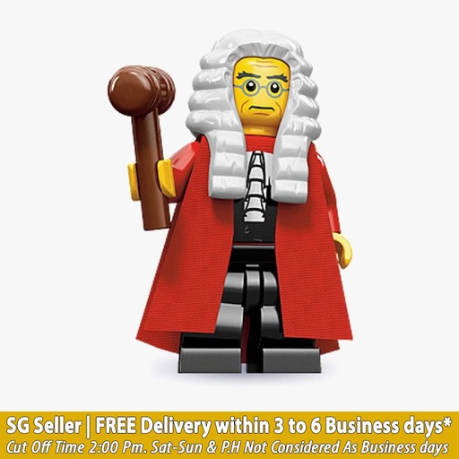LEGO 71000 Judge Minifigure