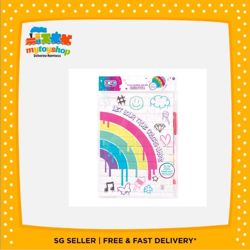 3C4G Graffiti Light Up Journal w Rainbow Ink Pen