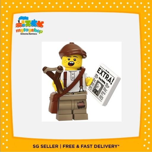 LEGO 71037 Newspaper Kid Minifigure