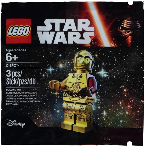 LEGO Star Wars C-3PO Minifigure In PolyBag