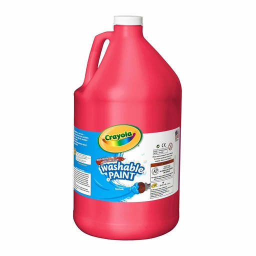 Crayola 128 oz Washable Red Paint (3.79 litres)