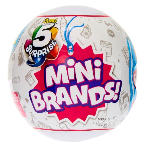5 Surprise Mini Brands Mystery Capsule Collectible Toy by ZURU