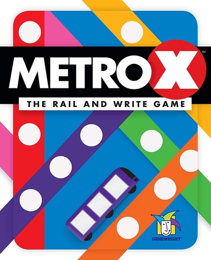 Gamewright METRO X The Rail and Write Game