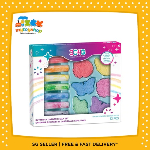 3C4G Butterfly Garden Chalk Set