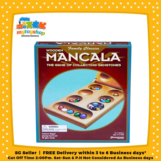 Pressman Wooden Mancala Folding Set