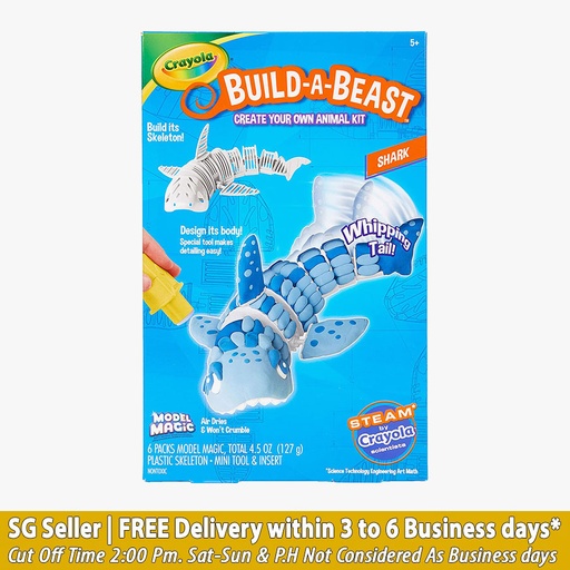 Crayola Build A Beast Create Your Own Animal Kit Shark