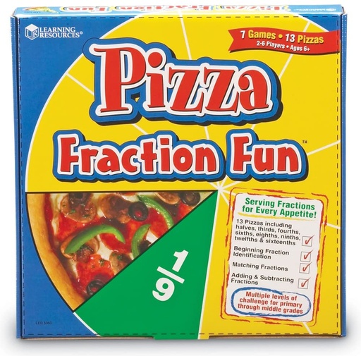 Learning Resources Pizza Fraction Fun
