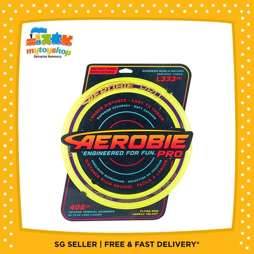 Aerobie PRO Ring 14'' Outdoor Flying Disc Yellow
