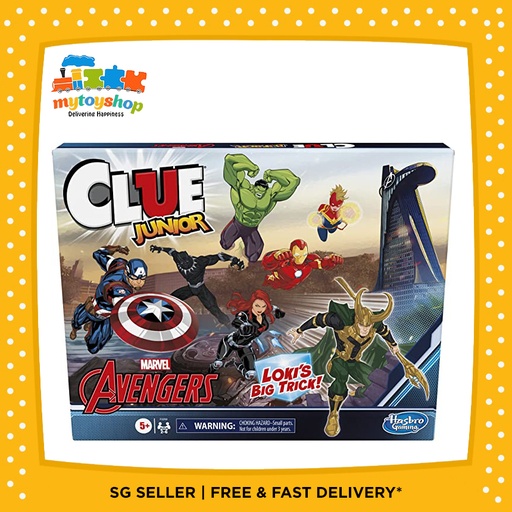 Hasbro Gaming Avengers Edition Clue Junior Board Game