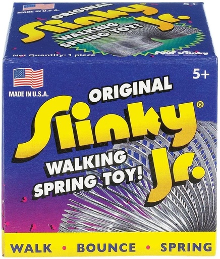 Metal Original Slinky Jr. in Box, Silver