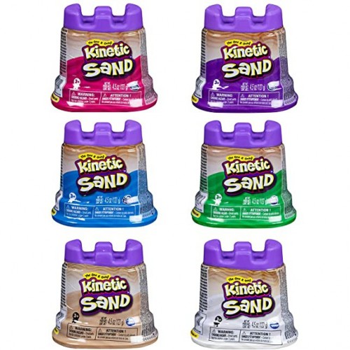 4 X Original Kinetic Sand 4.5 oz Single Containers Bundle (Colors May Vary)