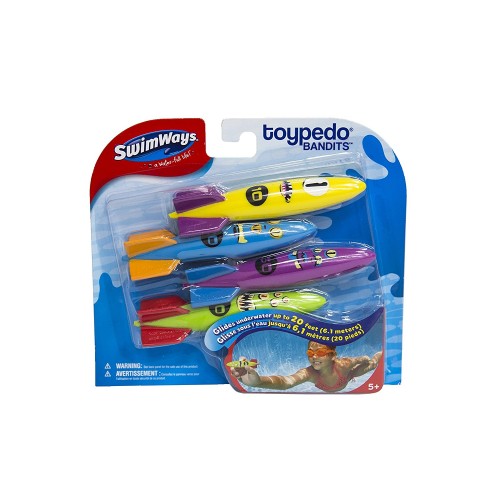 SwimWays Toypedo Bandits - 4 Pack