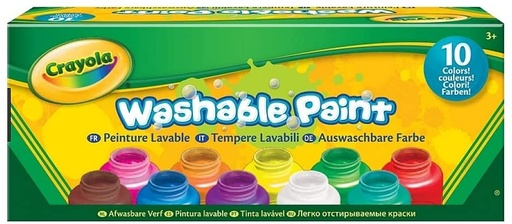 Crayola 10ct 2oz Washable Kids Paint