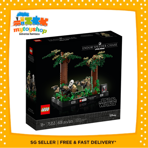 LEGO 75353 Starwars Endor Speeder Chase Diorama