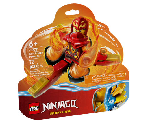 LEGO 71777 NInjago Kai’s Dragon Power Spinjitzu Flip