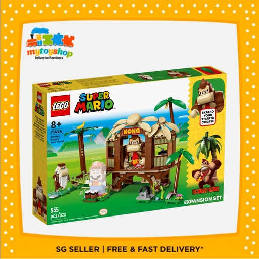 LEGO 71424 Super Mario Donkey Kong's Tree House Expansion Set