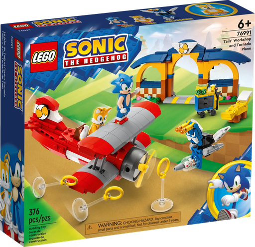 LEGO 76991 Sonic The Hedgehog Tails' Workshop and Tornado Plane