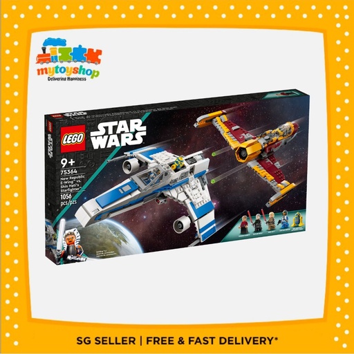 LEGO 75364 Starwars New Republic E-Wing vs. Shin Hati’s Starfighter
