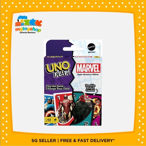 UNO FLIP Marvel Edition Card Game