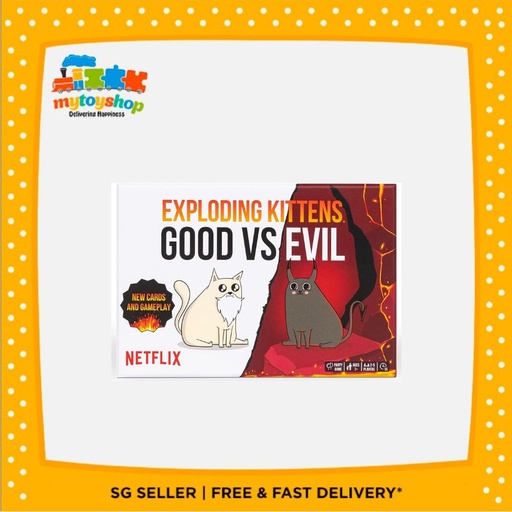 Exploding Kittens Good vs Evil Card Game
