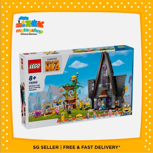 LEGO 75583 Despicable Me Minions and Gru's Family Mansion